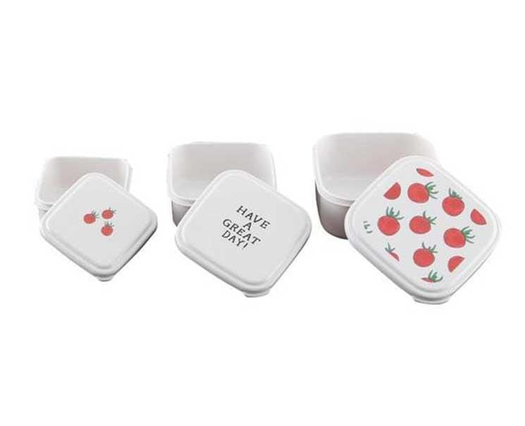 Tomato 3-Piece Bento Box Set Home Sugoi Mart