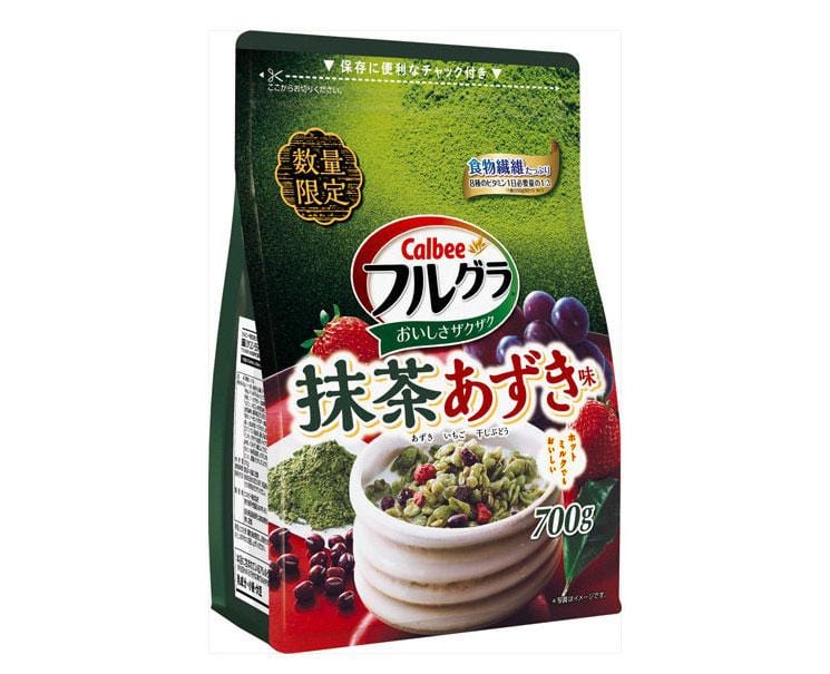 Calbee Full Granola Matcha Azuki Cereal Food and Drink Sugoi Mart