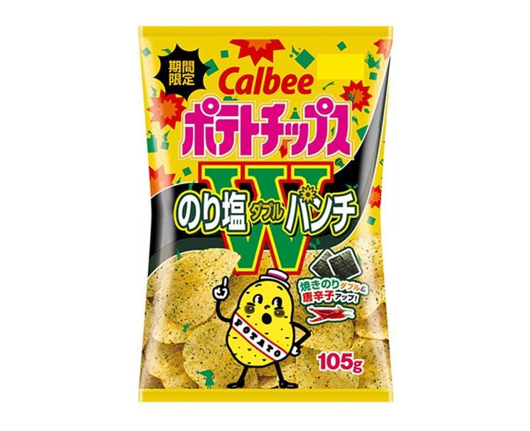 Calbee Nori Shio Double Punch Potato Chips Candy and Snacks Sugoi Mart