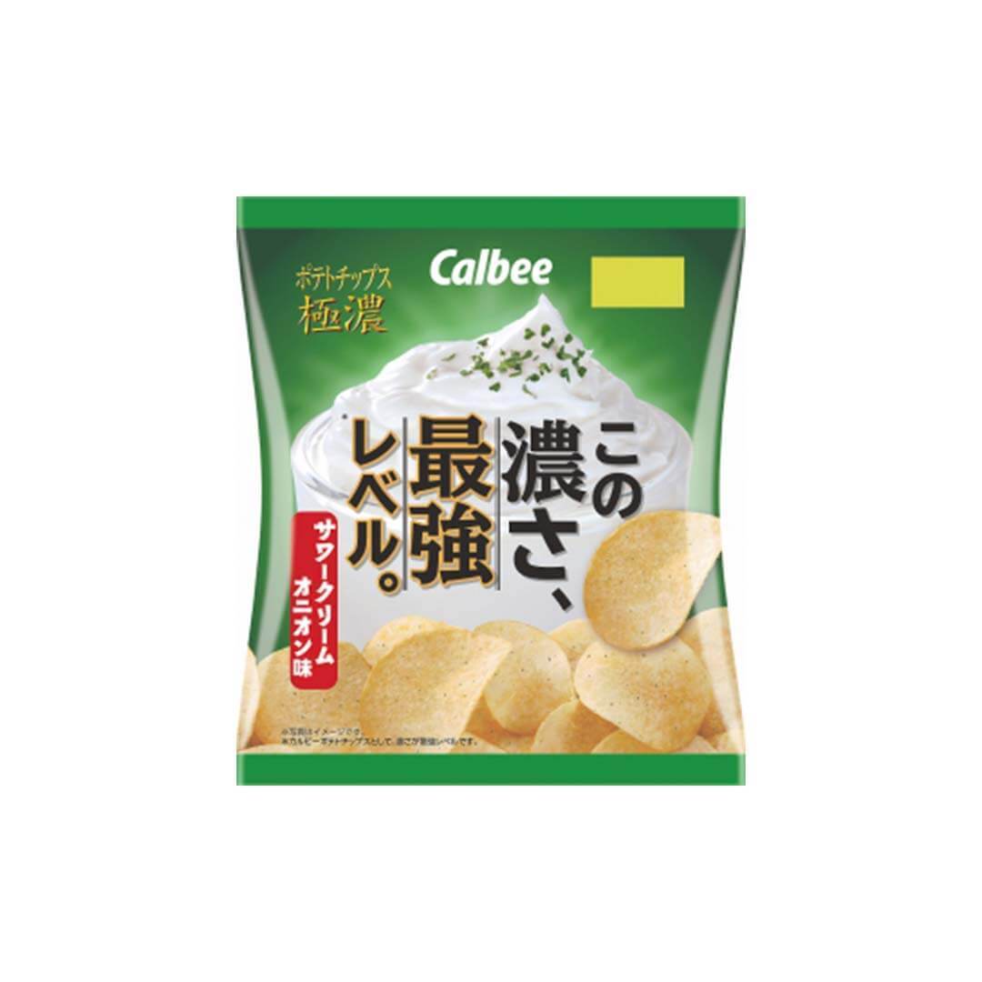 Calbee Potato Chips Gokunou Sour Cream Onion Candy and Snacks Sugoi Mart