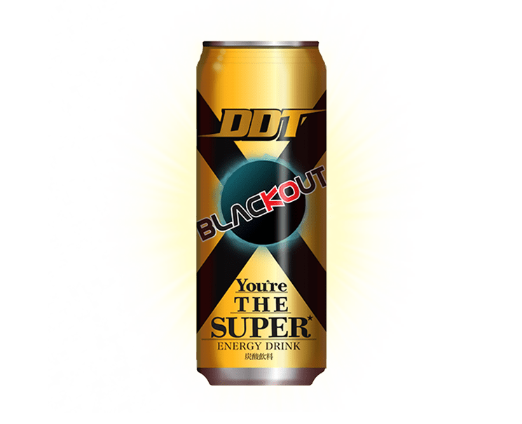 Blackout DDT You're The Super Energy Drink Food and Drink Japan Crate Store