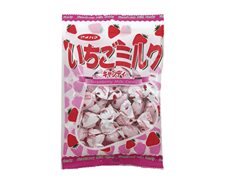 Amehama Strawberry Milk Candies Candy and Snacks Japan Crate Store