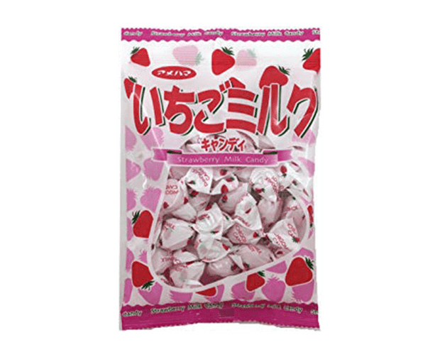 Amehama Strawberry Milk Candies Candy and Snacks Japan Crate Store