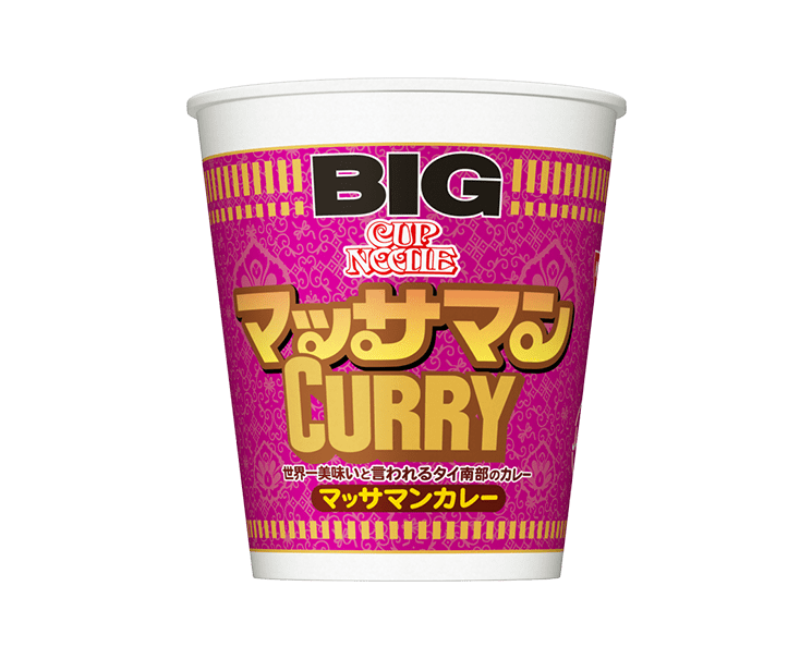Nissin BIG Cup Noodle Masaman Curry Ramen Food and Drink Japan Crate Store