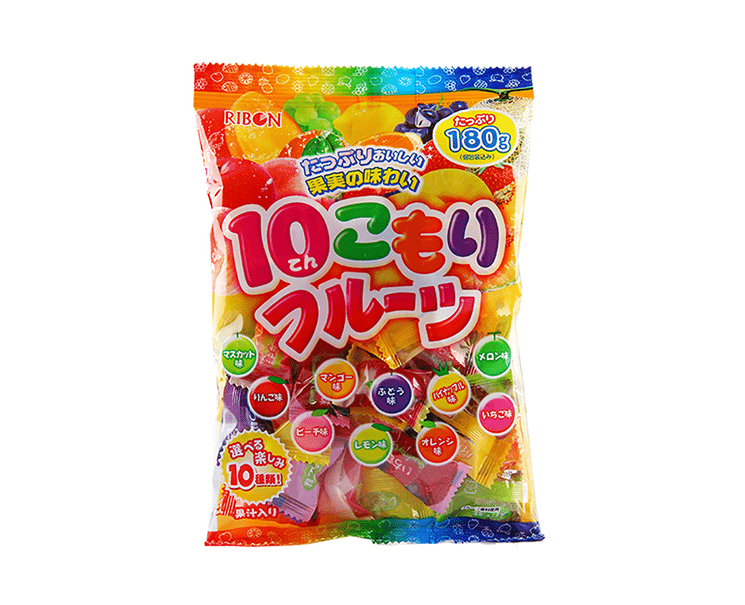 Ribbon 10 Komori Fruit Candies Candy and Snacks Japan Crate Store