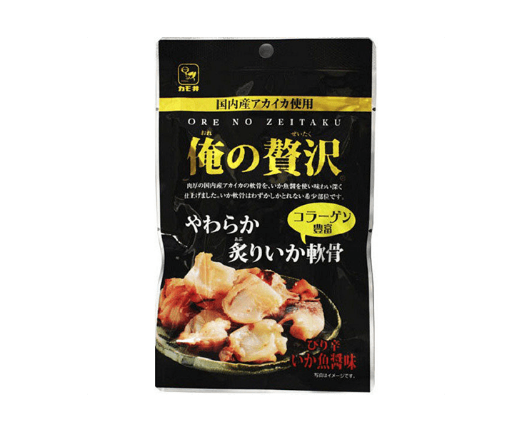 Kamoi My Luxury Soft Roasted Squid Cartilage Candy and Snacks Japan Crate Store
