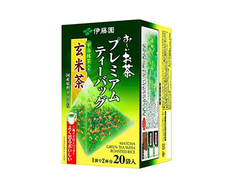 Itoen Premium Matcha with Brown Rice Tea Bags (20 Bags) Food and Drink Japan Crate Store