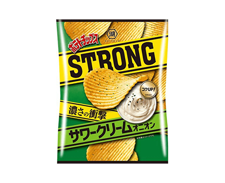 Koikeya Strong Potato Chips: Sour Cream & Onion Candy and Snacks Japan Crate Store
