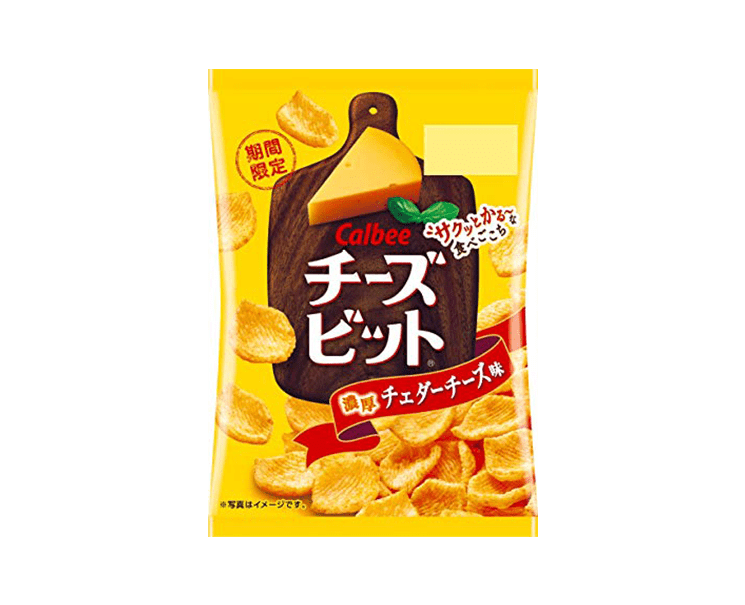Calbee Cheese Bit Snacks: Cheddar Cheese Flavor Candy and Snacks Japan Crate Store