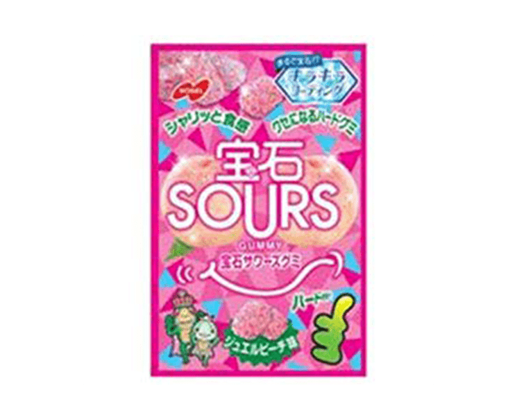 Jewel Sours Gummy (Peach Flavor) Candy and Snacks Japan Crate Store