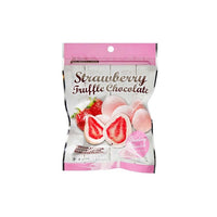 Freeze-Dried Strawberry Covered in Strawberry Chocolate Candy and Snacks Sugoi Mart
