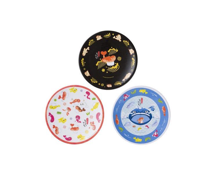 Pokemon Sharitatsu Set of 3 plates