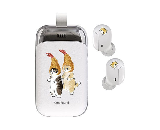 Mofusand Shrimp Kitten Bluetooth Earbuds