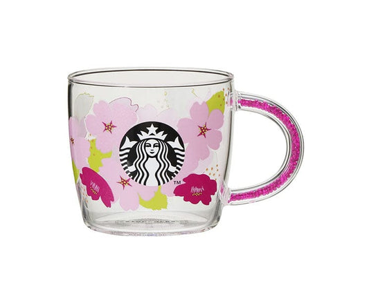 Starbucks Japan Sakura 2024 Bead Glass Mug
