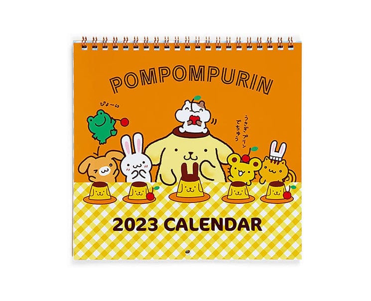Sanrio Japan 2023 Wall Calendar Pompompurin