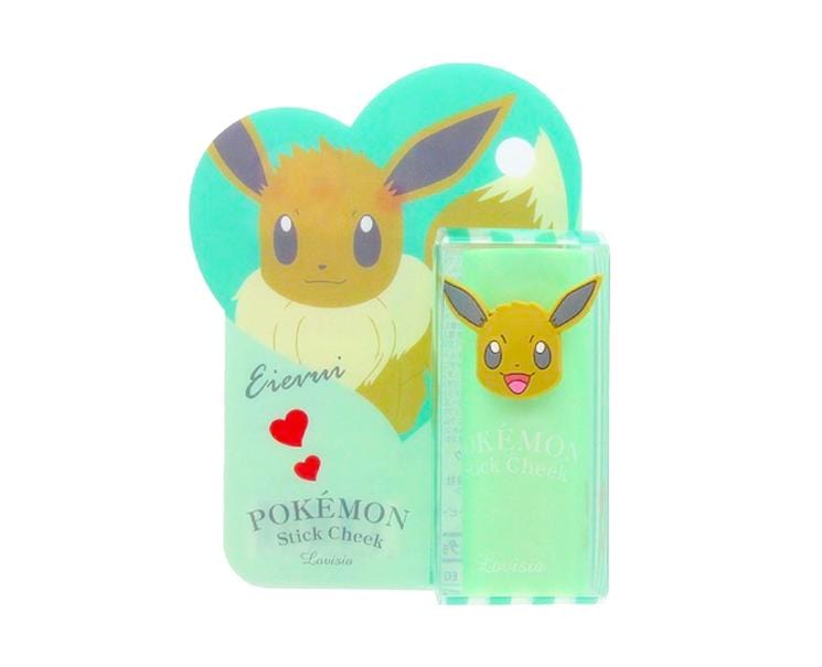 Pokemon Cheek Stick Makeup: Rose Pink (Eevee) Beauty & Care Sugoi Mart