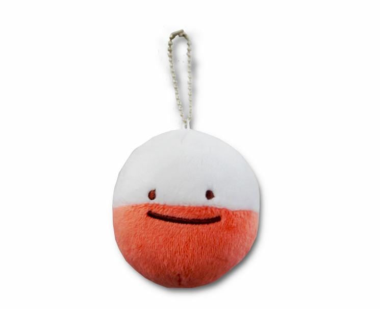Pokemon Transforming Ditto: Electrode Keychain Plushie Anime & Brands The Pokemon Company