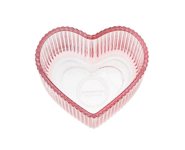 Starbucks Japan Valentine Glass Heart Canister