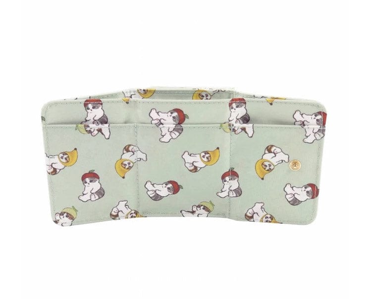 Mofusand Fruithead Kittens Compact Wallet