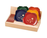 Japanese Cherry Blossom Plate & Fork Set
