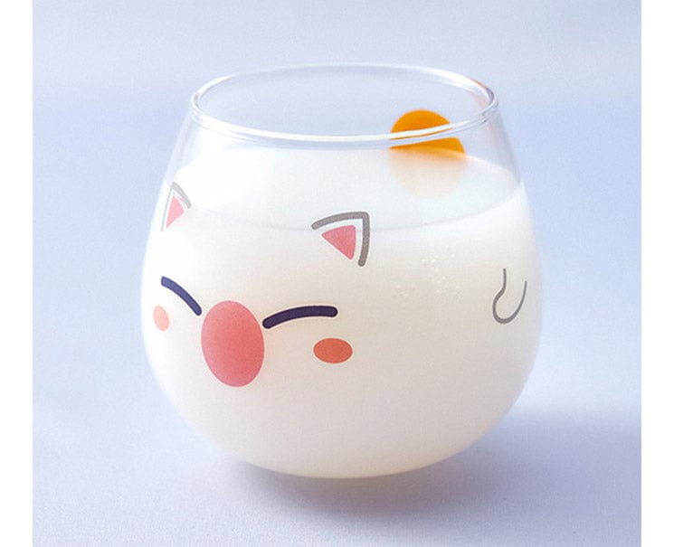 Final Fantasy Moogle Wobbly Glass