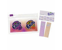 Fanta Sticky Notes with Clear Pouch Set