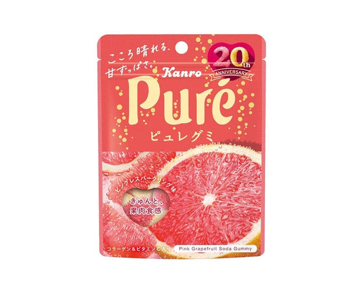 Pure Gummy: Pink Grapefruit Soda Candy & Snacks Sugoi Mart