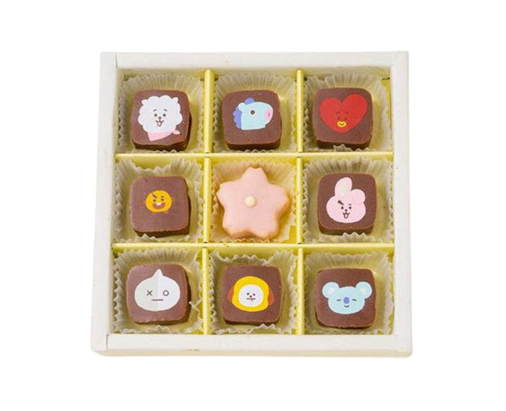 BT21 Cherry Blossom Chocolate (9pcs) thumbnail 2