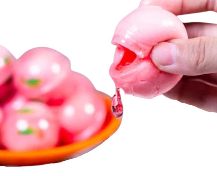Korean 3D Sphere Gummies Peach Candy & Snacks Sugoi Mart