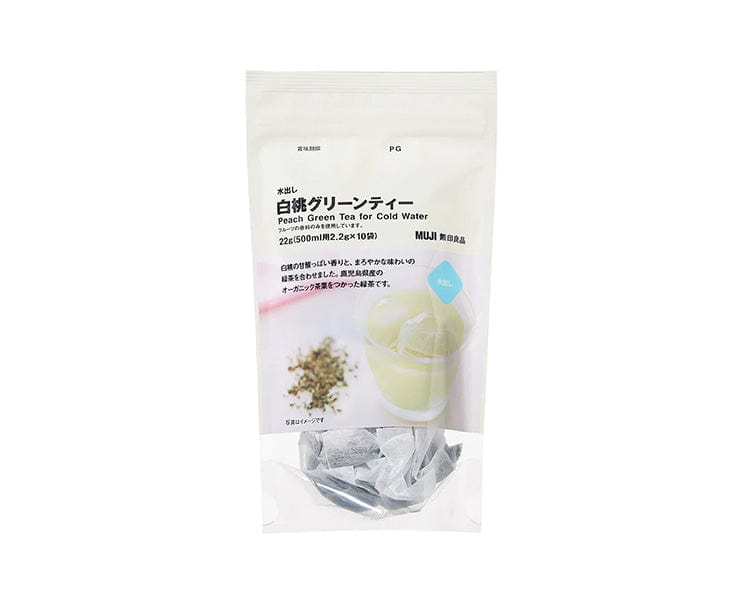 Muji Iced Peach Green Tea (10 Tea Bags) Food & Drinks Sugoi Mart