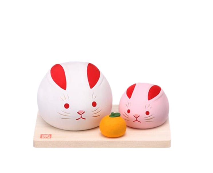 Lucky Mochi Rabbit Figurine Decoration