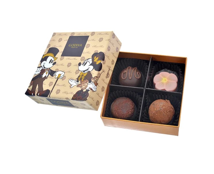 Godiva Disney Japan Plush Set Chocolate Minnie