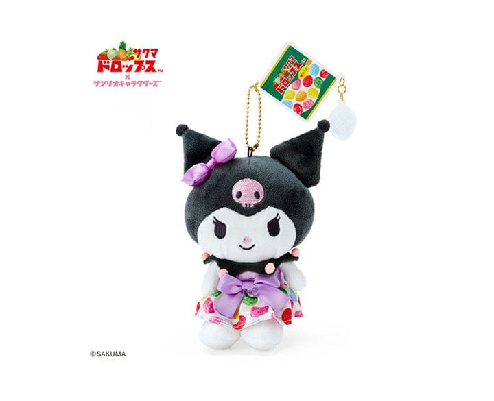 Sanrio x Sakuma Drops Keychain Mascot Kuromi thumbnail 1