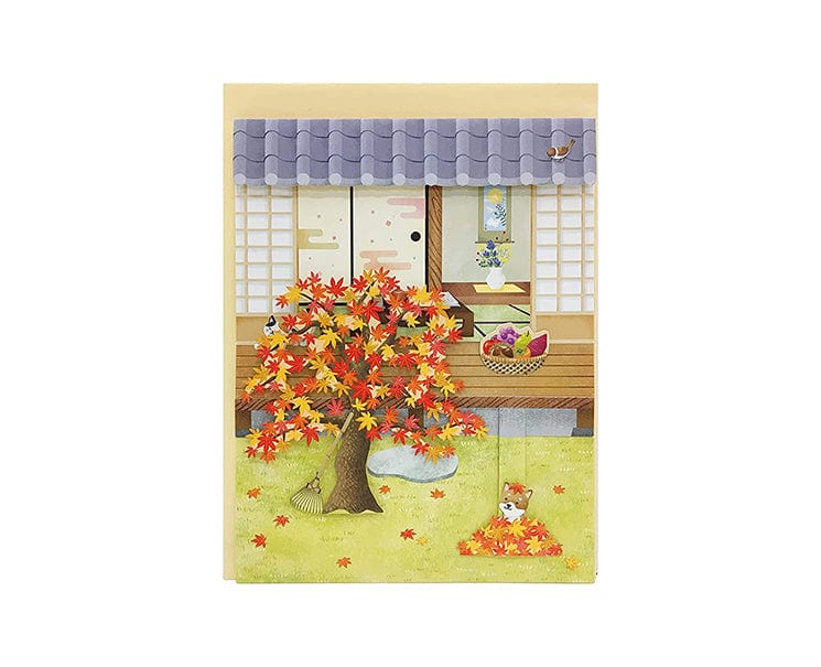 Sanrio Fall Leaves Message Card