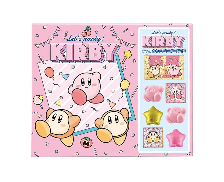 Let's Party Kirby Pouch & 6 Assorted Chocolates