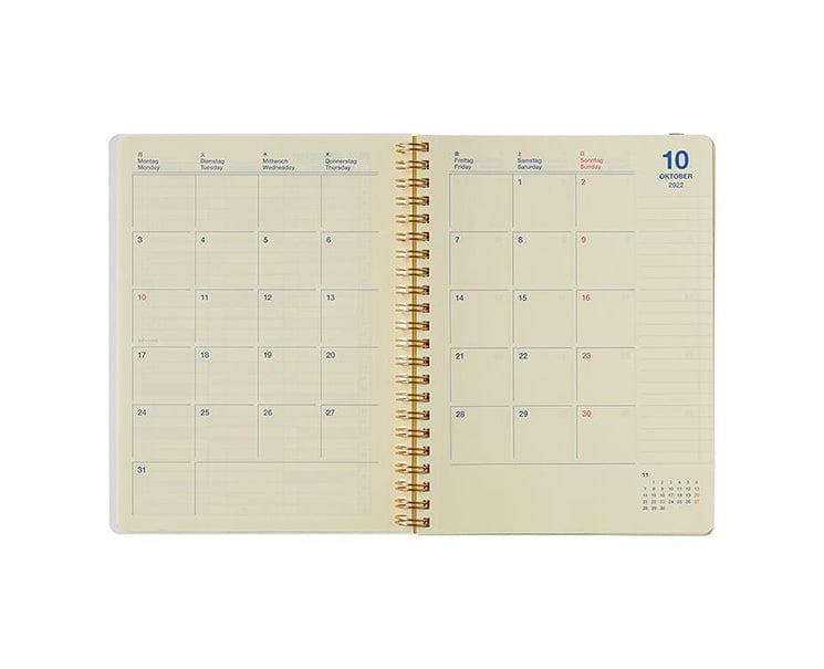 Rollbahn Rabbit 2023 Monthly Note A5 (Pink)