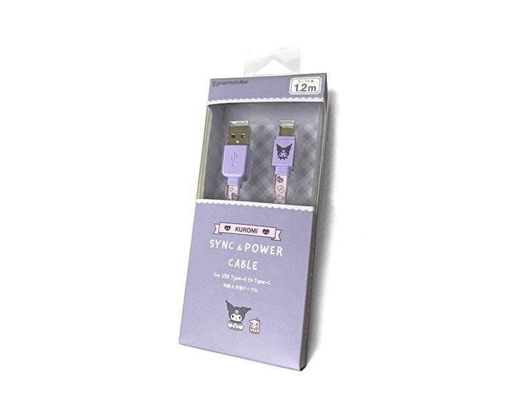 Sanrio Type-C USB Cable: Kuromi Anime & Brands Sugoi Mart