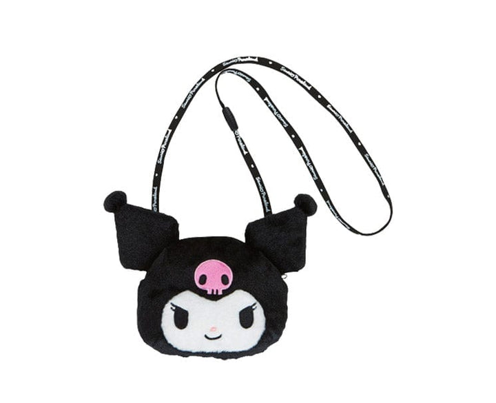 Sanrio Puroland Kuromi Face-Shaped Purse thumbnail 1