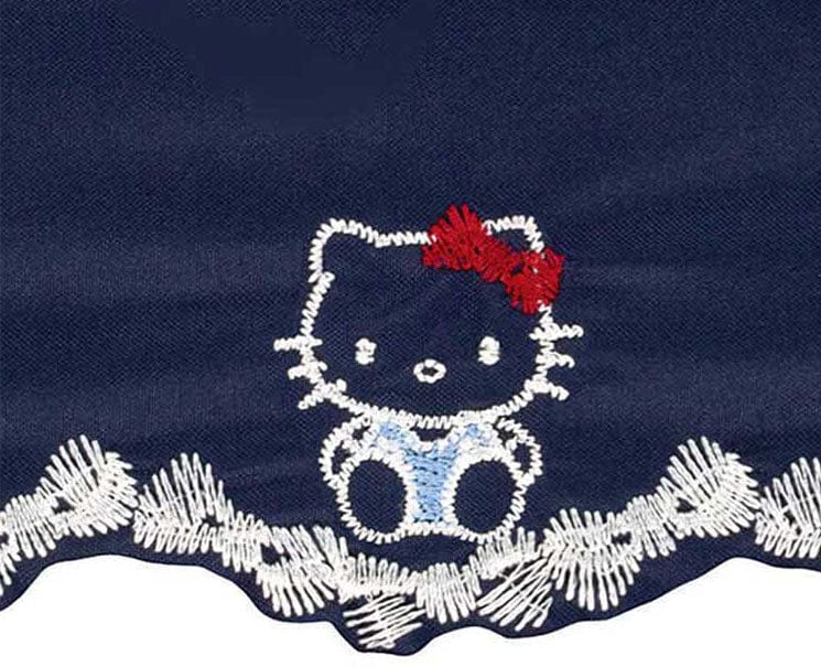 Sanrio Compact Parasol & Case: Hello Kitty (Navy) Anime & Brands Sugoi Mart