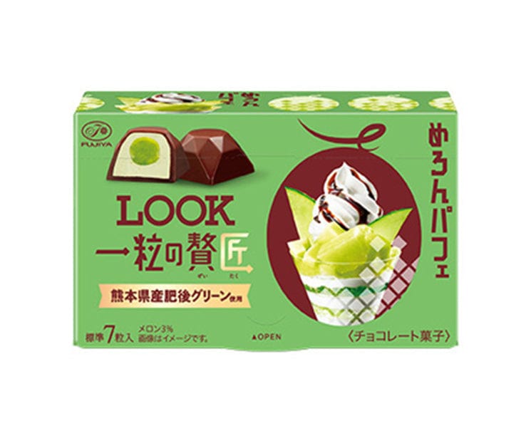Look Fujiya Chocolate: Melon Parfait Candy & Snacks Sugoi Mart