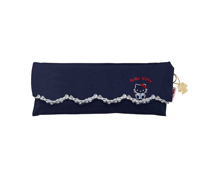 Sanrio Compact Parasol & Case: Hello Kitty (Navy) Anime & Brands Sugoi Mart
