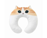 Mofusand Kitten Face Fluffy Neck Pillow