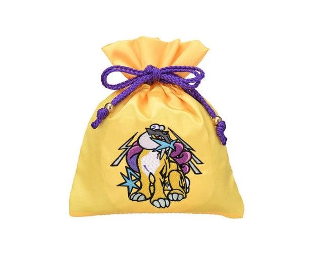 Pokemon Raikou Satin Drawstring Pouch