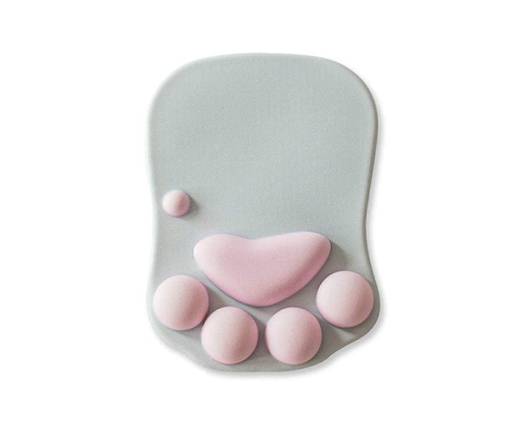 Squishy Cat Paw Mouse Pad (Gray) Home Sugoi Mart