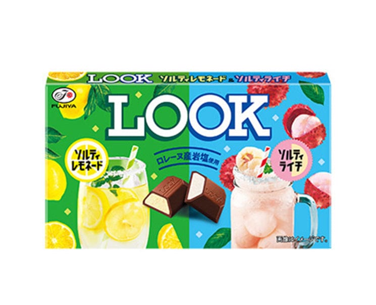 Fujiya Look Chocolate: Salty Lemonade & Lychee Candy & Snacks Sugoi Mart