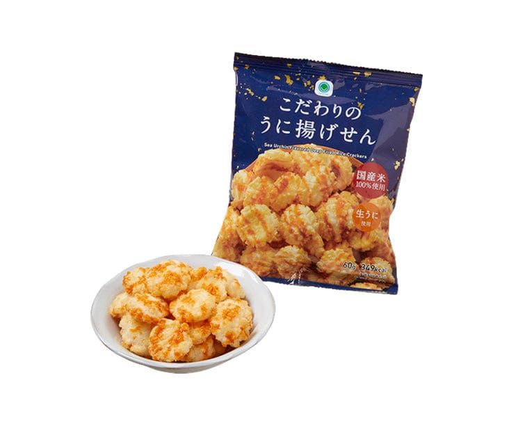 FamilyMart Brand: Sea Urchin Flavored Rice Crackers Candy & Snacks Sugoi Mart