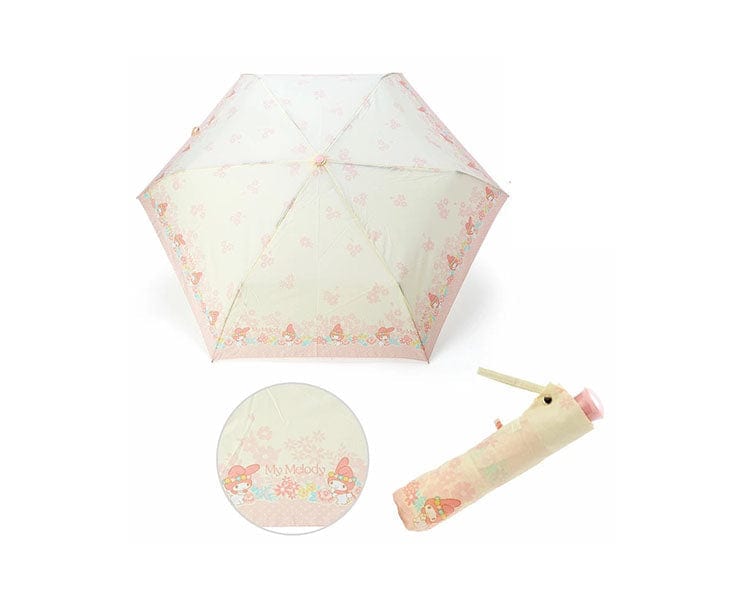 Sanrio UV Cut Folding Umbrella: My Melody Anime & Brands Sugoi Mart