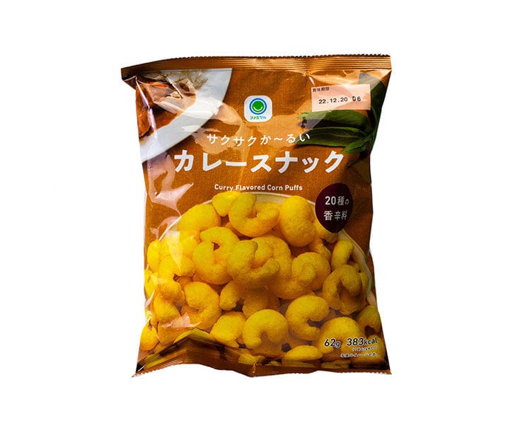 FamilyMart Brand: Curry Flavored Corn Puffs Candy & Snacks Sugoi Mart