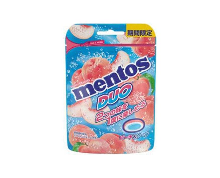 Mentos Duo: Peach & Soda Candy & Snacks Sugoi Mart