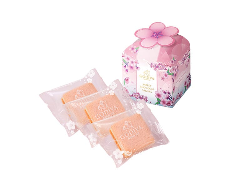 Godiva Sakura Chocolate Sable Cookies (3pcs)